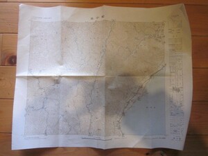 古地図　北小松　5万分の1地形図◆昭和４３年◆京都府　滋賀県