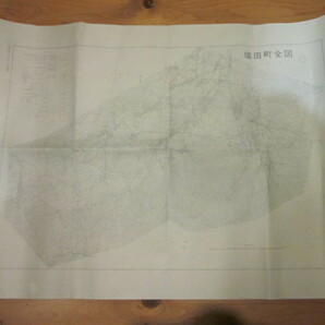 古地図　塩田町全図　2万5千分の1◆昭和４４年◆長野県