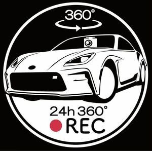 無料車種やカラー変更可能です　トヨタ　gr86 86 ドライブレコーダー　ドラレコ　ステッカー　スバル　brz