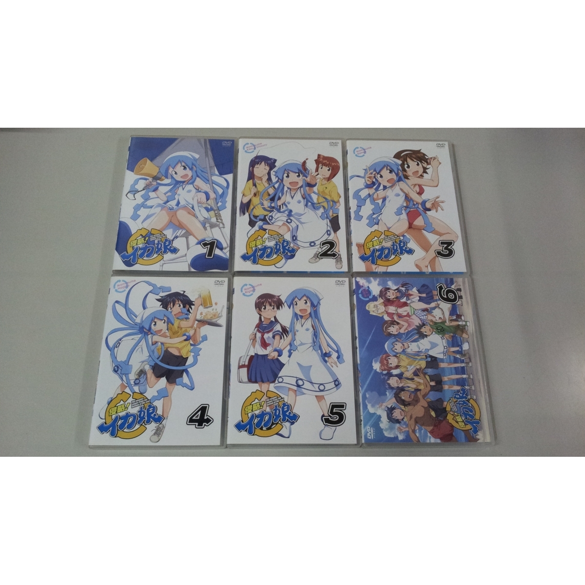 アニメショート ほぼ新品未開封 侵略!イカ娘 1期+2期 DVD 全12巻