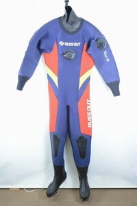 World Dive ワールドダイブ 5mm 裏起毛 メンズ ドライスーツ（170cm/60kg/ブーツ28cm)［Dsuit-200302UK］