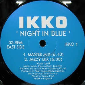 $ IKKO / NIGHT IN BLUE (IKKO 1) 川井郁子 レコード盤 pro. 鷺巣詩郎 IKKO 1 イクコ ナイト・イン・ブルー 名曲 ナイトインブルー Y50+