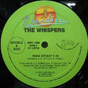 $ THE WHISPERS / ROCK STEADY / IT'S A LOVE THING (SPEC-1366) 名曲 レコード盤 YYY48-1067-3-30-3F