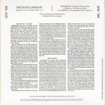 [CD/Columbia]メンデルスゾーン:交響曲第4番イ長調Op.90他/G.セル&クリーヴランド管弦楽団 1947-1951他_画像2