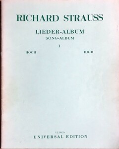 R.シュトラウス 歌曲集 第1巻 第2巻 第3巻 第4巻 (高声用) (独語・英語) 輸入楽譜 R.Strauss Lieder-Album 声楽 洋書