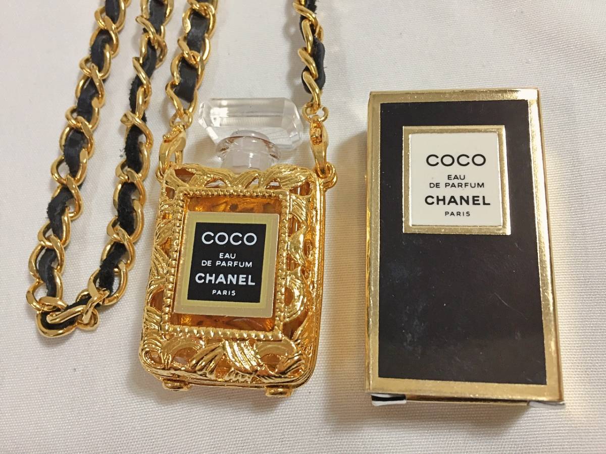 シャネル CHANEL ココ COCO 4ml オードパルファム 香水瓶 ネックレス