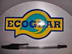 Ecogear/エコギア！イエロー/ステッカー/シール　☆　※ ヤフーショッピングストア/レア物商会・健美堂でも大量出品中！