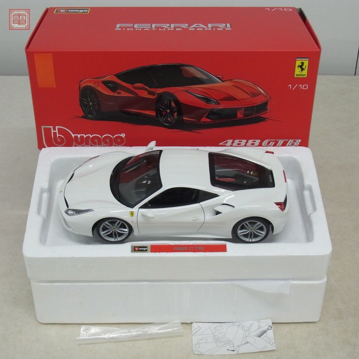 世界限定1台 MR1/18 フェラーリ488ピスタ メタリックグリーン