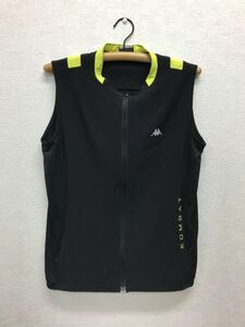 新品　kappa ランニング ジャケット トレーニングベスト　Mサイズ　ブラック