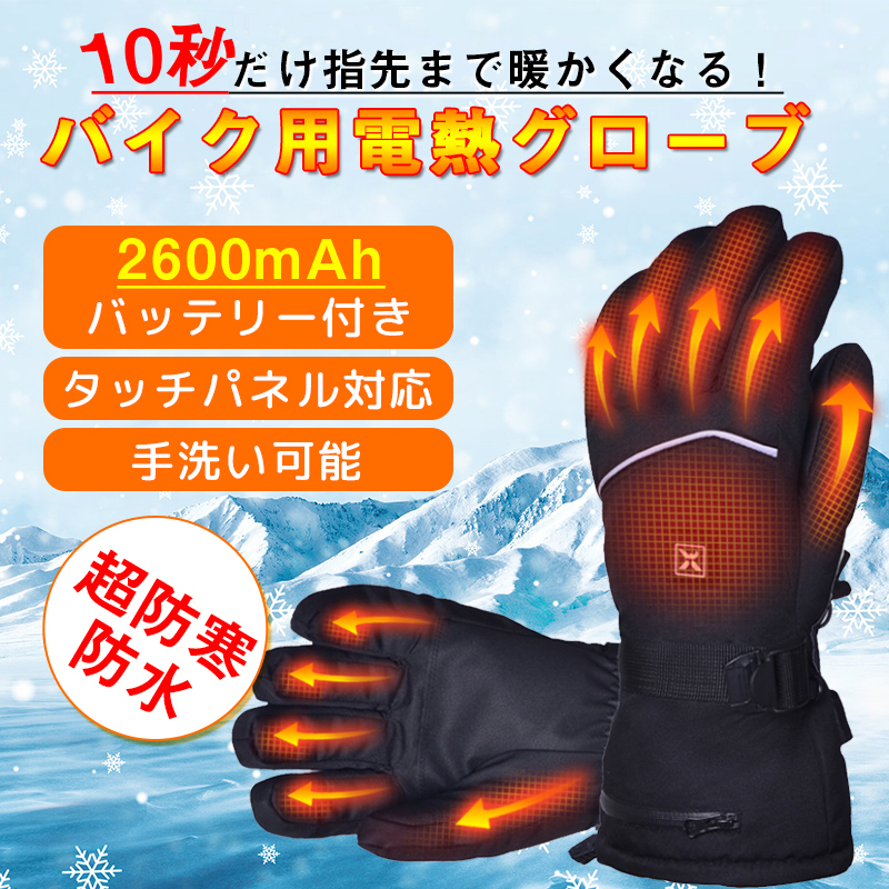 国内即発送】 【新品・未使用】電熱グローブ グローブ 加熱手袋 