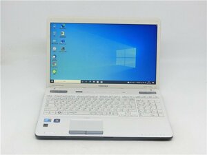 中古/15.6型/ノートPC/Windows10/新品SSD25GB/4GB/i5-M450/TOSHIBA　TX/77MWHK　　新品無線マウス　MS office2021ProPlus搭載