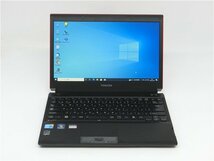 中古/13型/ノートPC/Win10/SSD128GB/4GB/i3-M370/TOSHIBA　R730/E26BR 無線WIFI　DVDマルチ office搭載　HDMI USB3.0_画像1