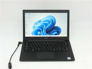 カメラ内蔵/中古/12.5型/薄型ノートPC/Win11Pro/SSD256GB/8GB/7世代i7　7600U/DELL　Latitude　7280　HDMI/USB3.0　MSOffice2021搭載