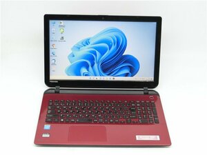 カメラ/中古/15.6ノートPC/Win11/新品SSD256GB/8GB/Celeron3205U/TOSHIBA　T45/PRM無線マウス/office搭載/HDMI/無線WIFI/Bluetooth