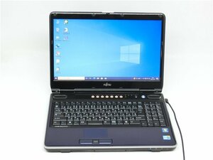 中古/15.6型/ノートPC/Windows10/SSD128GB/8GB/i5　M430/FMV　FUJITSU　NF/G70　office2021搭載　HDMI/USB3.0/ブルーレイ/テンキ-