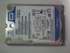 中古動作品・2.5インチHDD WD WD5000LPZX 500GB　SATA③