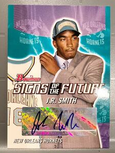 激レア RC Auto Signs of the Future 04 Topps J. R. Smith スミス NBA 直筆 ルーキー サイン Panini バスケ 優勝 Cavs キャブス Hornets