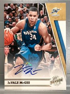 初期/299 Auto 11 Panini Update Javale McGee ジャベール・マギー NBA 直筆 サイン Wizards ユニフォーム Panini Suns サンズ ★ 3回優勝