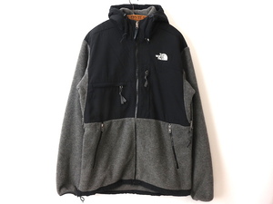 90s THE NORTH FACE ノースフェイス デナリ フーディー フリースジャケット(メンズ M)グレー オールド パーカー