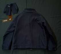 CORONA UTILITY R.NAVY DUFFLE JAC SHIRTCASHMERE FRENCH MELTON フレンチメルトン　グローブセット　post コリンボ buzzricksons_画像3