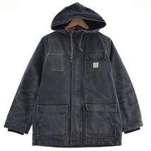 古着 カーハート Carhartt シベリアンパーカー ダック地ワークジャケット メンズS /eaa301227_画像1