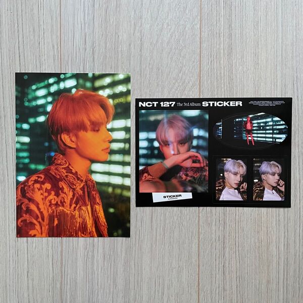 NCT127 sticker ジョンウ 公式 ポストカード トレカ