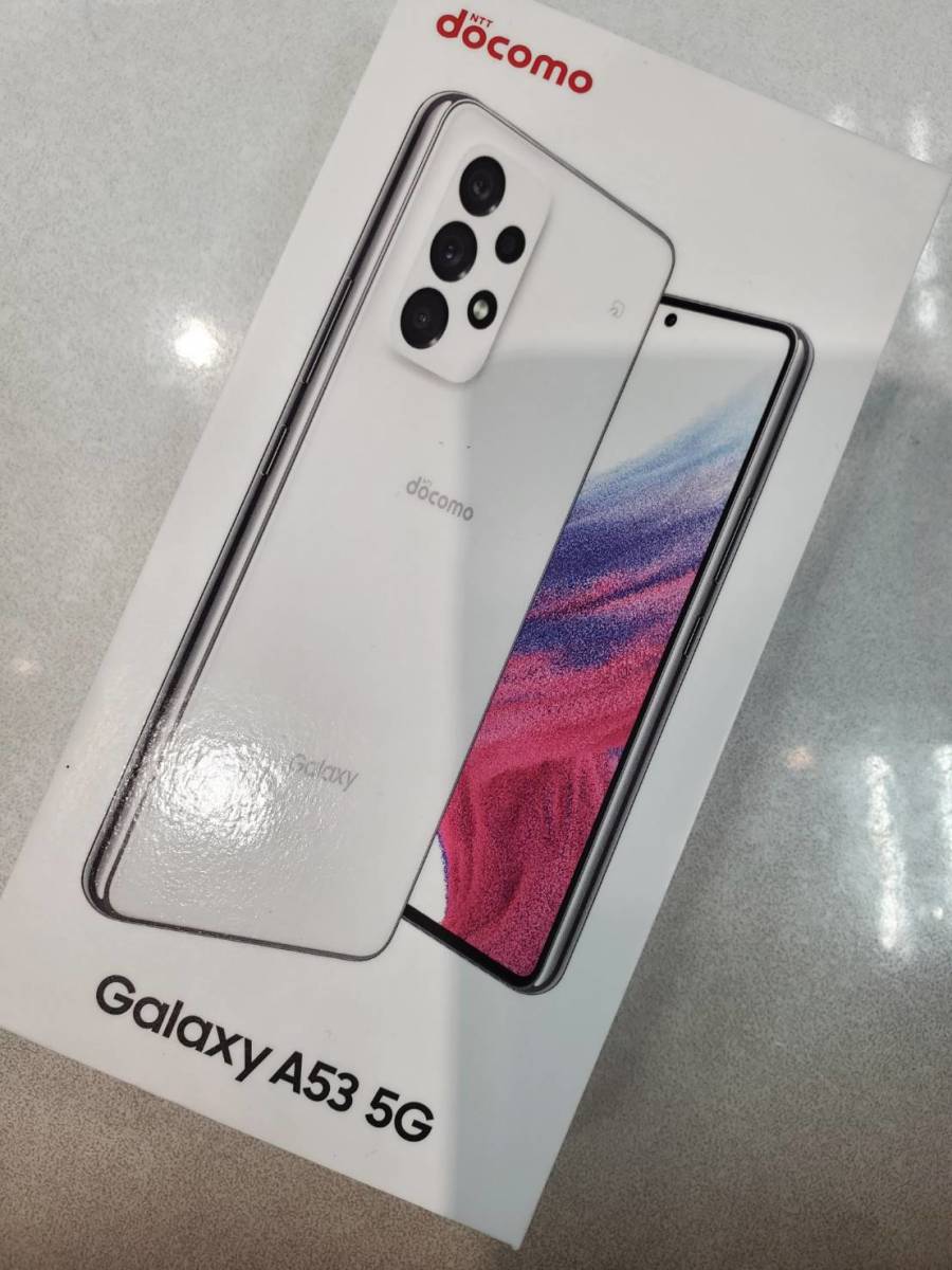 新品未使用】Galaxy A53 5G オーサムブラック 128 GB docomo スマホ