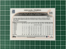 ★TOPPS MLB 2022 UPDATE #US284 MICHAEL PINEDA［DETROIT TIGERS］ベースカード「BASE」★_画像2