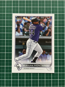 ★TOPPS MLB 2022 UPDATE #US110 ELEHURIS MONTERO［COLORADO ROCKIES］ベースカード「BASE」ルーキー「RC」★