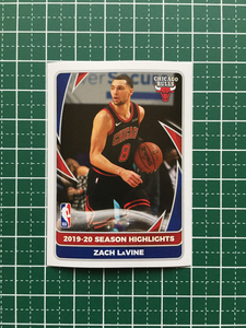 ★PANINI 2020-21 NBA STICKER & CARD COLLECTION #5 ZACH LAVINE［CHICAGO BULLS］「2019-20 SEASON HIGHLIGHTS」★