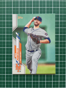 ★TOPPS MLB 2020 SERIES 2 #619 RICK PORCELLO［NEW YORK METS］ベースカード 20★