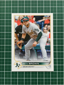 ★TOPPS MLB 2022 UPDATE #US166 SETH BROWN［OAKLAND ATHLETICS］ベースカード「BASE」★