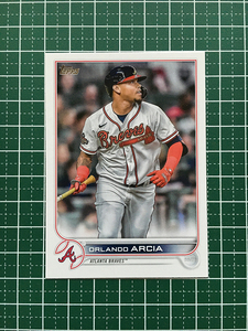 ★TOPPS MLB 2022 UPDATE #US169 ORLANDO ARCIA［ATLANTA BRAVES］ベースカード「BASE」★