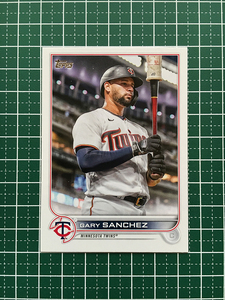 ★TOPPS MLB 2022 UPDATE #US177 GARY SANCHEZ［MINNESOTA TWINS］ベースカード「BASE」★