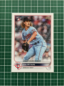 ★TOPPS MLB 2022 UPDATE #US222 JOE RYAN［MINNESOTA TWINS］ベースカード「RD」ルーキー「RC」★