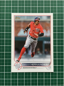 ★TOPPS MLB 2022 UPDATE #US299 CESAR HERNANDEZ［WASHINGTON NATIONALS］ベースカード「BASE」★