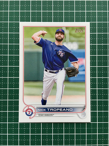 ★TOPPS MLB 2022 UPDATE #US285 NICK TROPEANO［TEXAS RANGERS］ベースカード「BASE」★