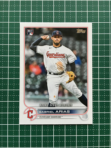 ★TOPPS MLB 2022 UPDATE #US321 GABRIEL ARIAS［CLEVELAND GUARDIANS］ベースカード「RD」ルーキー「RC」★