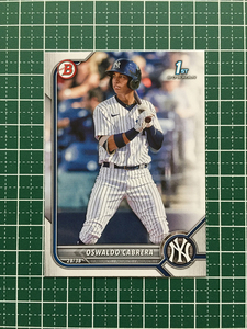 ★TOPPS MLB 2022 BOWMAN #BP-17 OSWALDO CABRERA［NEW YORK YANKEES］ベースカード「PAPER PROSPECTS」「1st」★