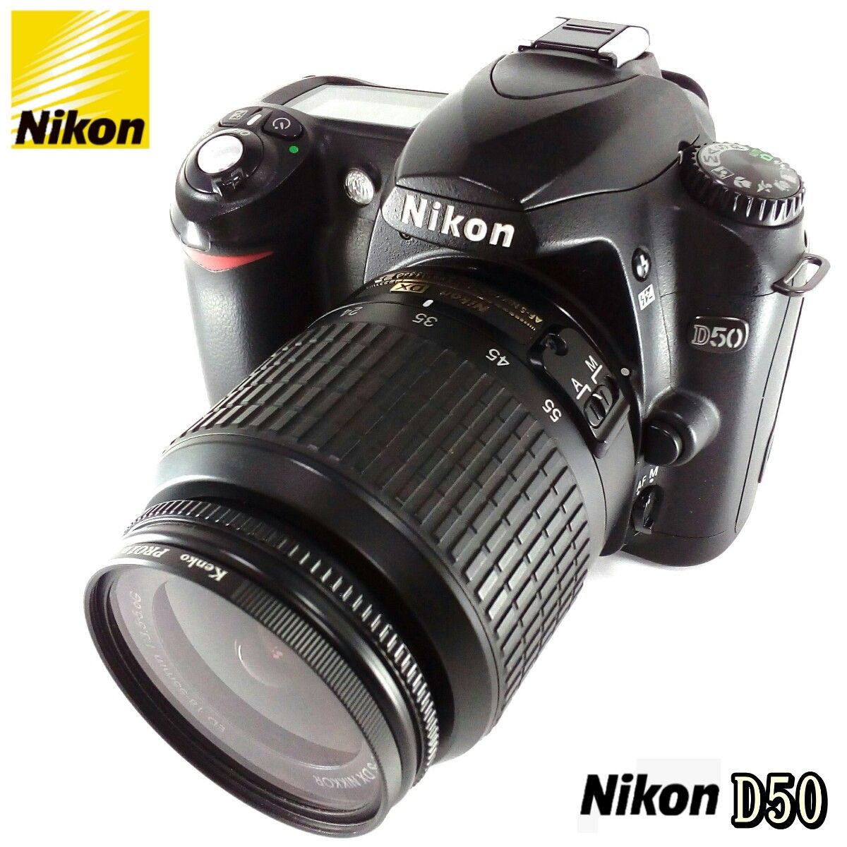 Nikon D50 初心者望遠セット 色鮮やかなCCDセンサー搭載機 スマホ転送 