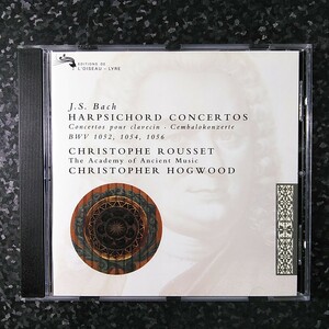 u（独盤）ルセ＆ホグウッド　バッハ　チェンバロ協奏曲　Rousset Hogwood Bach cembalo Concertos