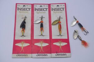  Jensen Insect spinner 1/8oz & Panther Martin Italy made spinner 5 piece 