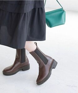 ROPE' PICNIC PASSAGE 【WEB限定】軽量プラットフォームブーツ ロペピクニック シューズ・靴 ブーツ ブラウン