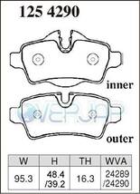 X1214165 / 1254290 DIXCEL Xタイプ ブレーキパッド 1台分セット BMW MINI COUPE(R58) SX16 2011/9～ COOPER Standard Brake_画像3