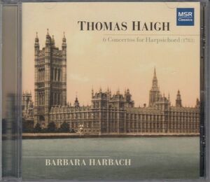 [CD/Msr]トーマス・ヘイグ(1769-c1808):チェンバロ協奏曲第1-6番/B.ハーバック(cemb) 1990