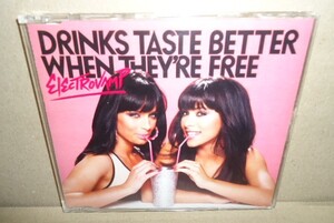 即決 Electrovamp Drinks Taste Better When They're Free 中古シングルCD 女性エレクトロディスコリミックス セクシー姉妹デュオポップス