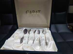 CARAT ティースプーン ５本セット/シルバー