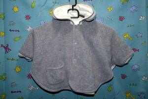  for infant COMME CA DU MODE FOSSETTE Comme Ca Du Mode * reversible poncho size :50-80( used )