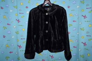 CLATHAS Eco Мех Короткая Куртка Черный Цвет Размер: 38 (Бывшая в употреблении красота)
