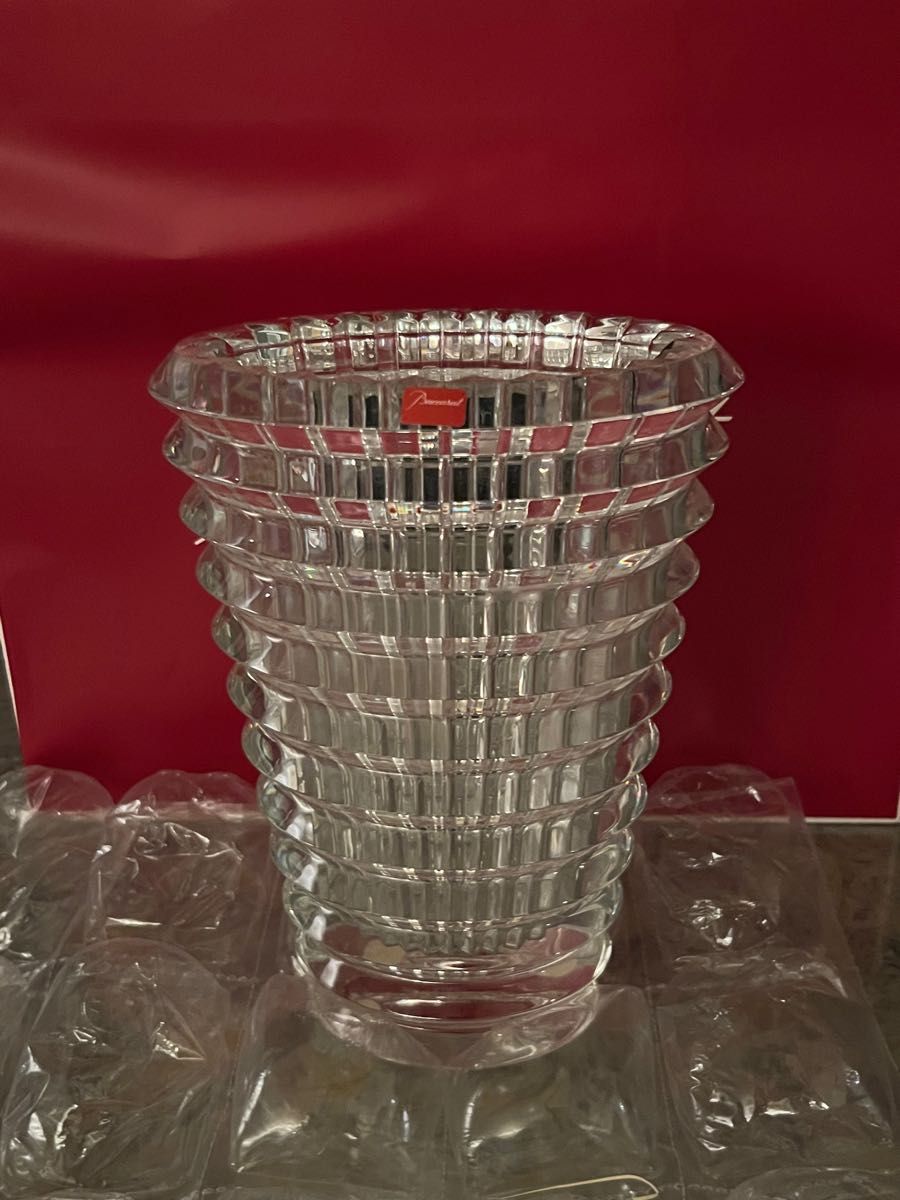 ボトムスス単品 未使用 バカラ Baccarat ギンコ GINKGO VASE フラワー
